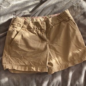 JCrew classic chinos, tan